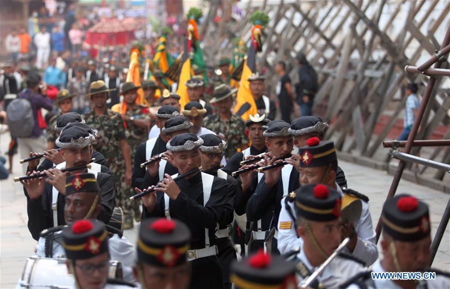 NEPAL-KATHMANDU-DASHAIN FESTIVAL-FULPATI