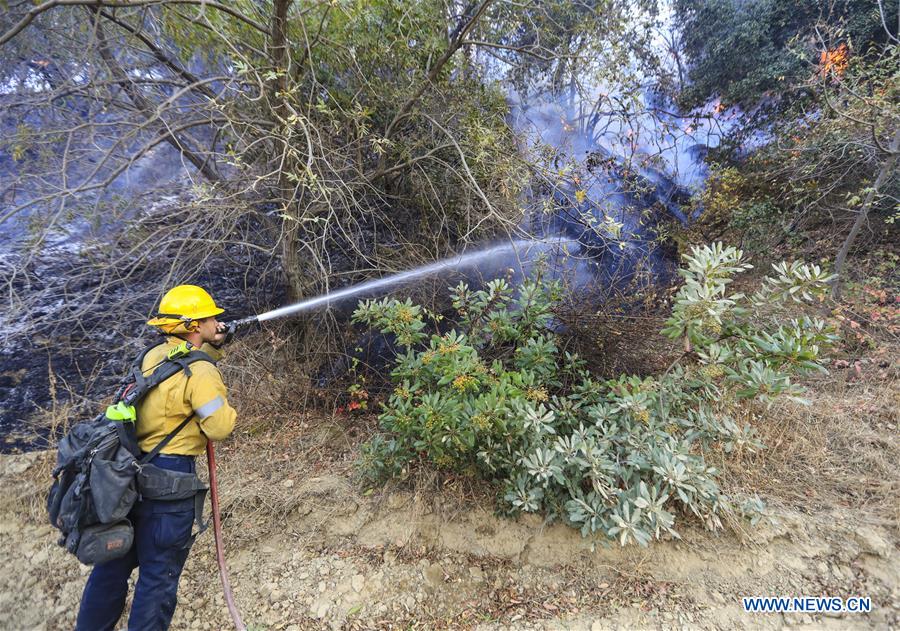 U.S.-LOS ANGELES-WILDFIRE