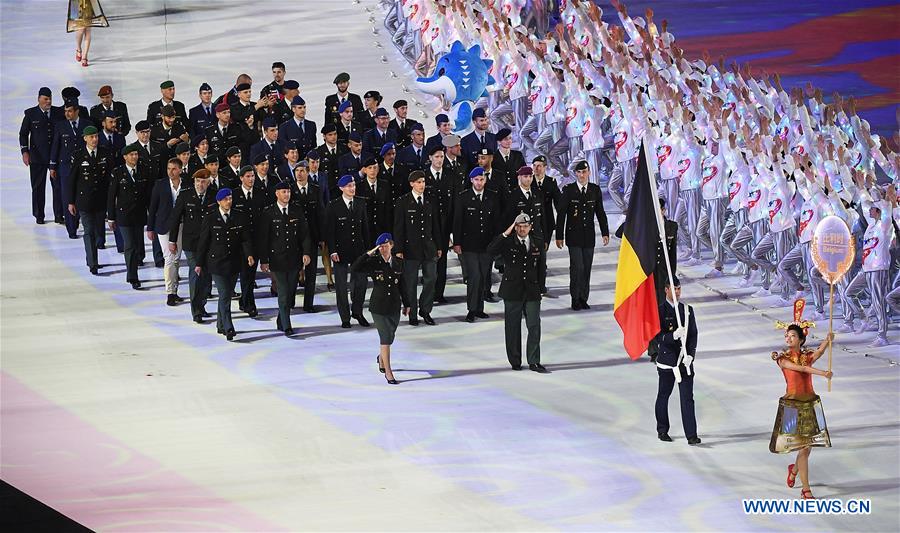 (SP)CHINA-WUHAN-7TH MILITARY WORLD GAMES-OPENING CEREMONY