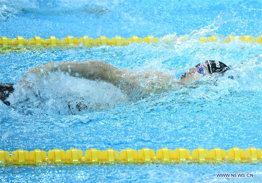 (SP)CHINA-WUHAN-7TH MILITARY WORLD GAMES-SWIMMING-MEN'S 100M BACKSTROKE FINAL(CN)