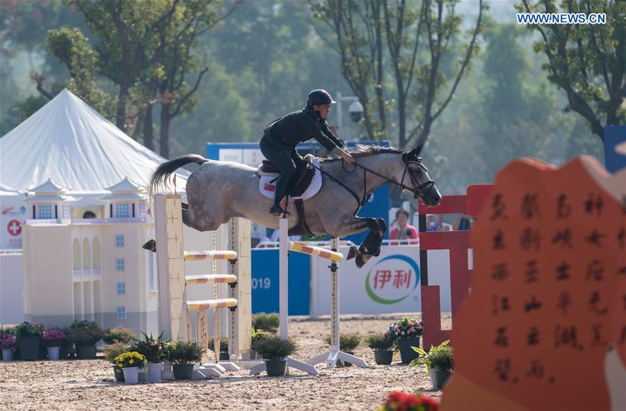 (SP)CHINA-WUHAN-7TH MILITARY WORLD GAMES-EQUESTRIAN-JUMPING INDIVIDUAL  