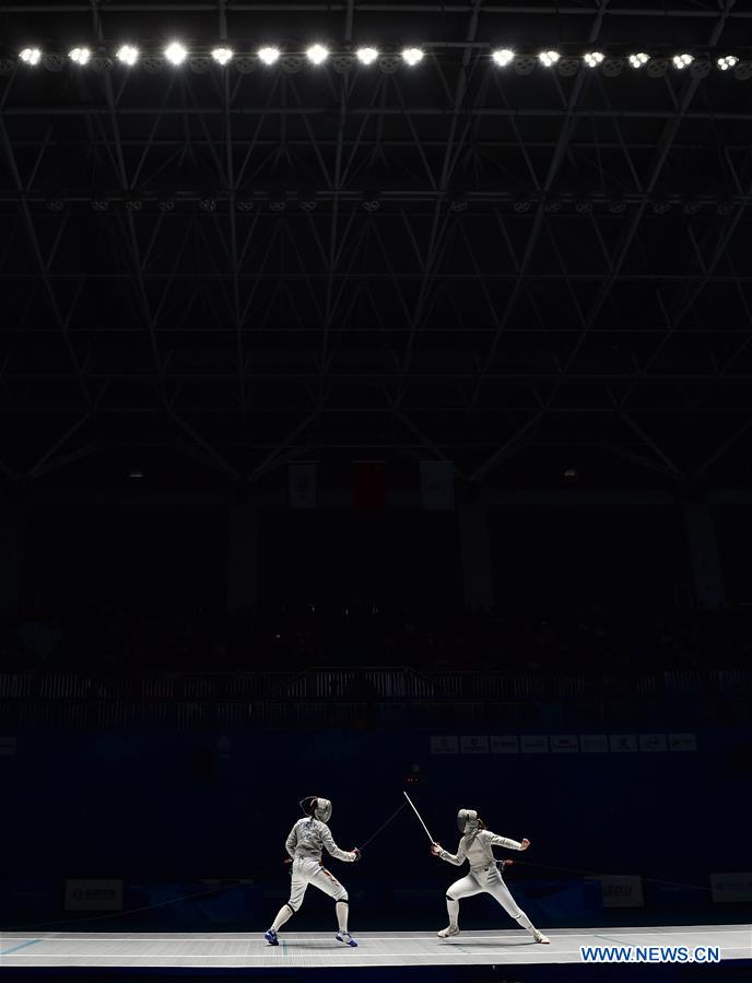 (SP)CHINA-WUHAN-7TH MILITARY WORLD GAMES-FENCING