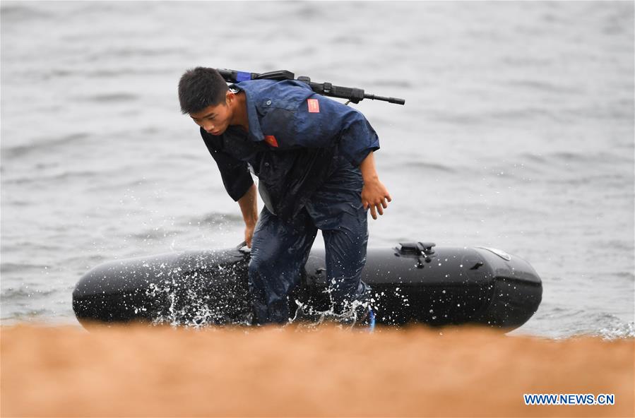 (SP)CHINA-WUHAN-7TH MILITARY WORLD GAMES-NAVAL PENTATHLON