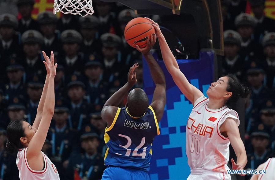 (SP)CHINA-WUHAN-7TH MILITARY WORLD GAMES-BASKETBALL