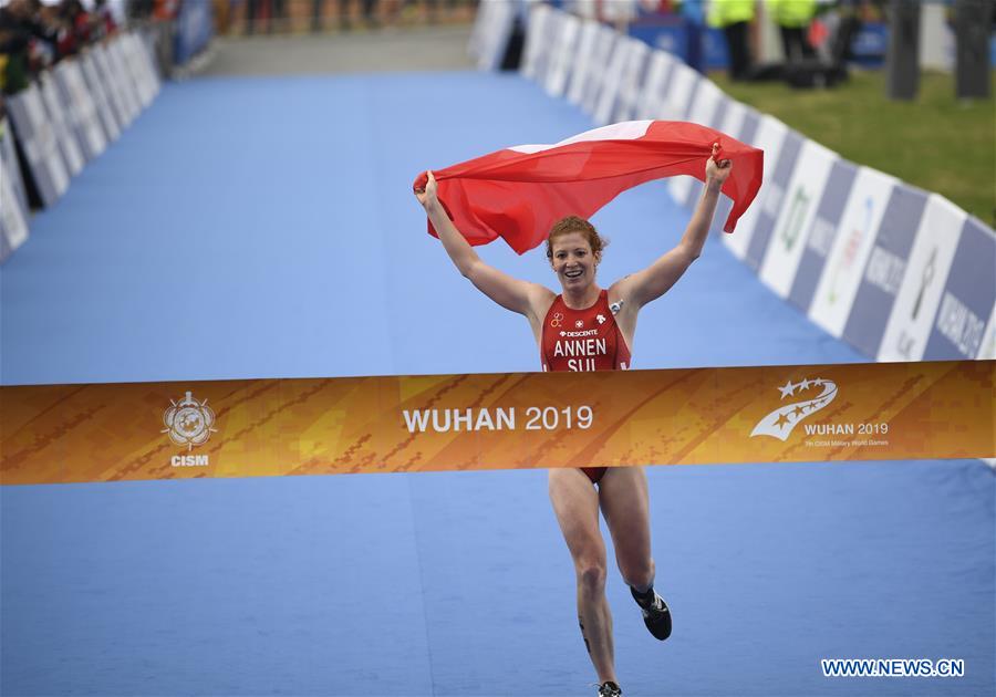 (SP)CHINA-WUHAN-7TH MILITARY WORLD GAMES-TRIATHLON