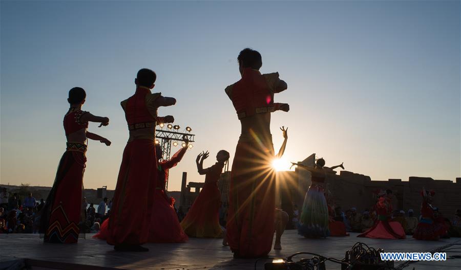 EGYPT-ASWAN-AFRO-CHINESE FOLKLORE FESTIVAL