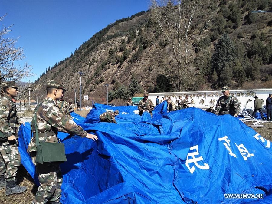 CHINA-GANSU-LANZHOU-EARTHQUAKE-AFTERMATH (CN)