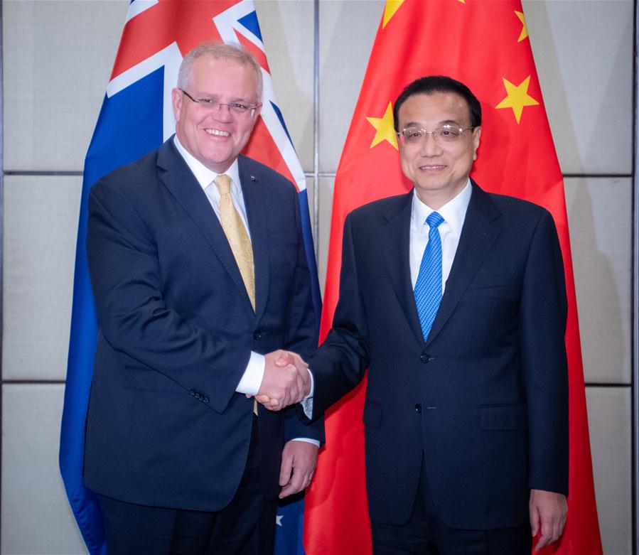 THAILAND-BANGKOK-LI KEQIANG-SCOTT MORRISON-MEETING