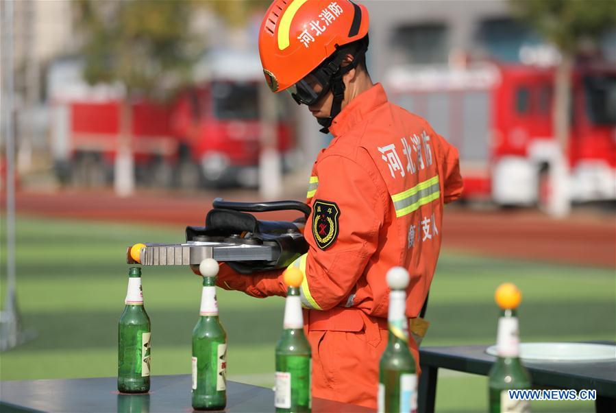 CHINA-HEBEI-HENGSHUI-FIREFIGHTER-DRILL (CN)