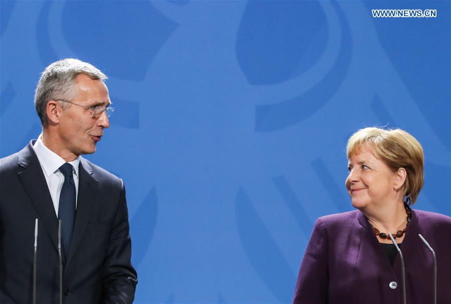 GERMANY-BERLIN-NATO-STOLTENBERG-VISIT