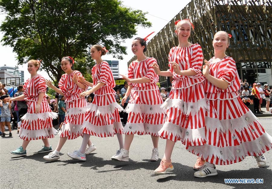 NEW ZEALAND-WELLINGTON-CHRISTMAS PARADE