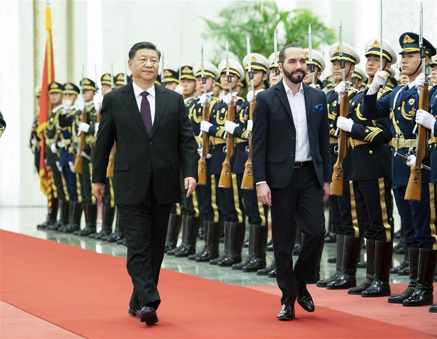 CHINA-BEIJING-XI JINPING-EL SALVADOR-PRESIDENT-TALKS (CN)