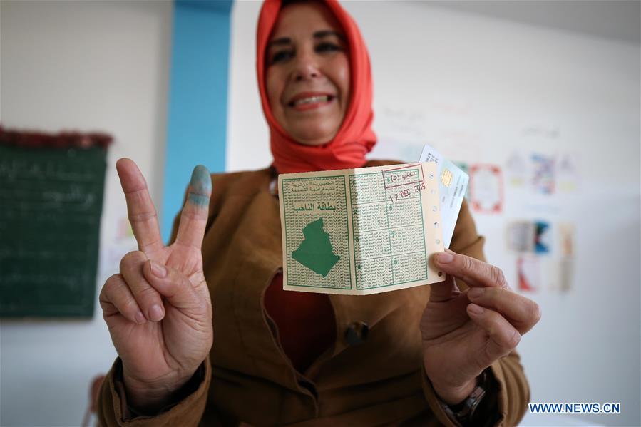 ALGERIA-ALGIERS-PRESIDENTIAL ELECTION-VOTE