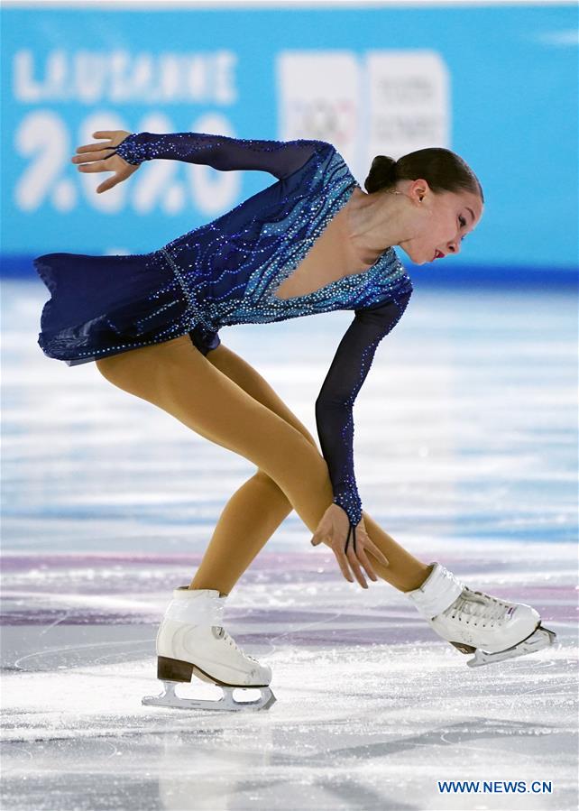 (SP)SWITZERLAND-LAUSANNE-WINTER YOG-FIGURE SKATING-WOMEN SINGLE SHORT PROGRAM