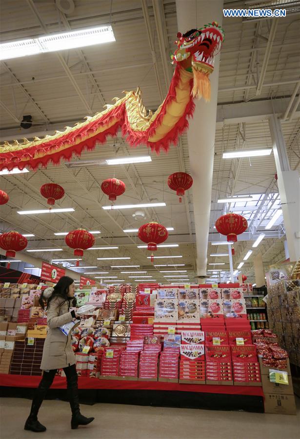 CANADA-VANCOUVER-LUNAR NEW YEAR SHOPPING