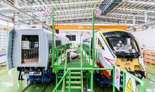 Inside China's 1st overseas manufacturing base of railway equipment in Malaysia