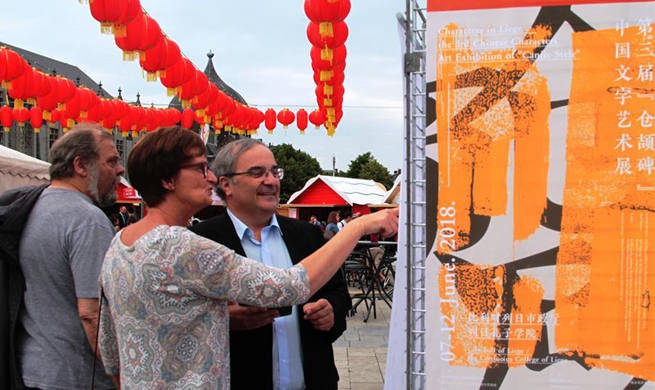 Chinatown fair held in Liege, Belgium