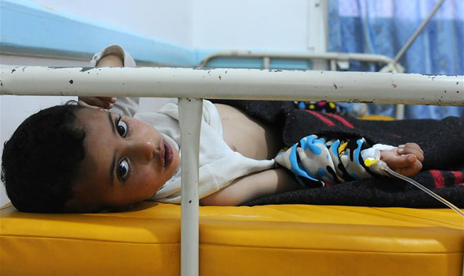 UNICEF data show over 2,300 cholera-associated deaths across Yemen in over 13 months