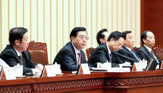 Zhang Dejiang presides over 3rd meeting of presidium in Beijing