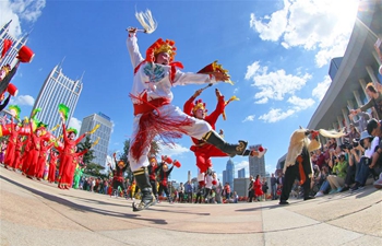 Folk artists perform at intangible cultural heritage exhibition in Yantai