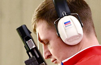 Leonid Ekimov claims men's individual 25m rapid fire pistol title at Military World Games