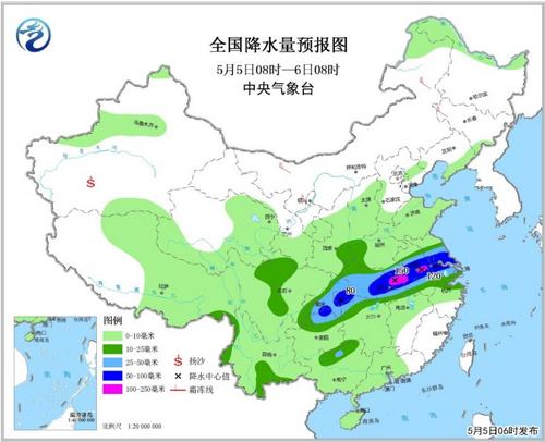 氣象臺發(fā)布暴雨藍(lán)色預(yù)警：長江中下游地區(qū)暴雨襲城