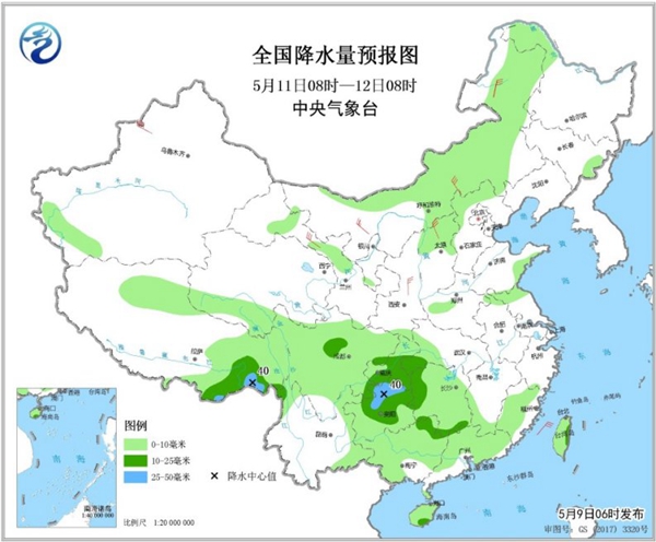 周末前全國降水縮減 東北華北等地氣溫再?zèng)_30℃