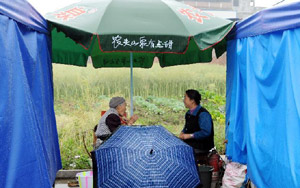 [雨中災區(qū)]一母同胞手足情溫暖氤氳