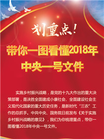 劃重點(diǎn)！帶你一圖看懂2018年中央一號(hào)文件