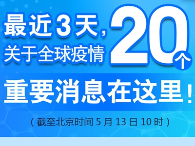 【圖解】最近3天，關于全球疫情20個重要消息在這里！